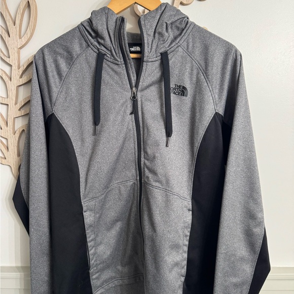 The North Face Other - The North Face Charcoal and Black women’s full zip Hoodie XL
